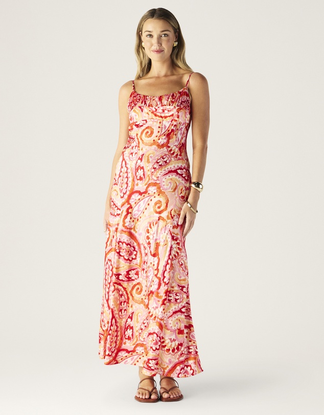 MOS The Label - Serena Print Strappy Dress