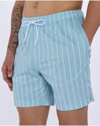 Marcs - Brad Stripe Swim Shorts