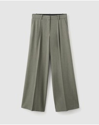 M.N.G - Pleated Straight-Leg Suit Trousers