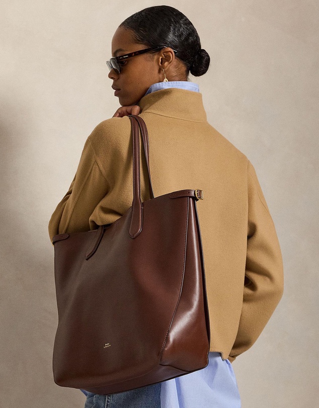 Polo Ralph Lauren - Bellport Leather North-South Tote Bag
