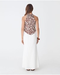 Forcast - Zuhara Scarf Tie Top