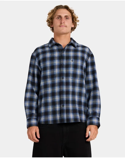 Volcom - Mens Psycho Flannel Long Sleeve T-Shirt