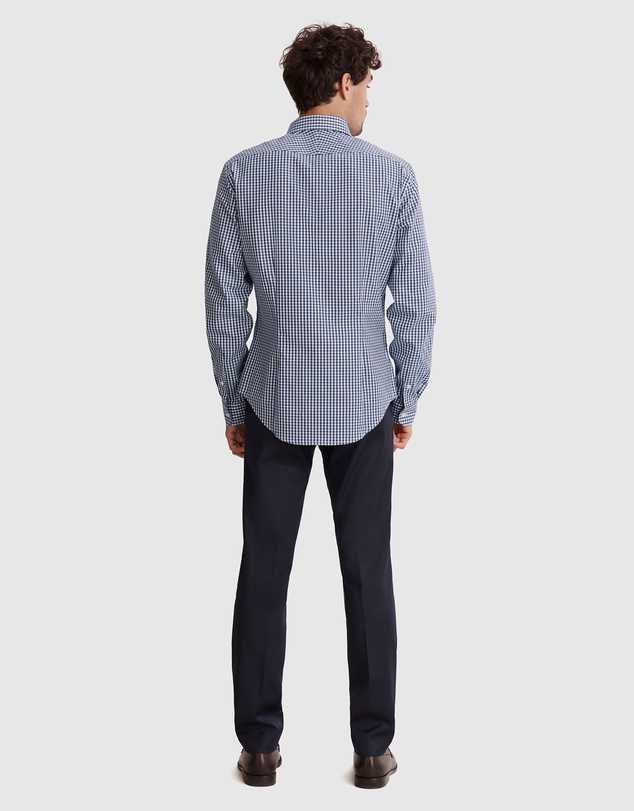 Country Road - Slim Fit Gingham Travel Shirt