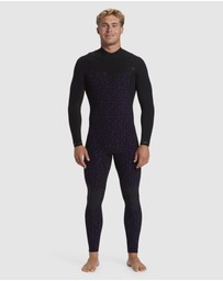 Billabong - Mens 3/2mm Furnace Natural Chest Zip Steamer Wetsuit