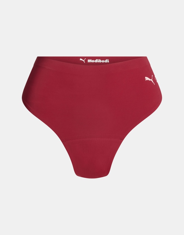 Modibodi - Puma X Modibodi Seamfree Active Hi Waist Cheeky Moderate Absorbency