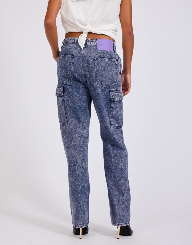 ONE TEASPOON - Purple Rain Cargo Motion Denim Jeans