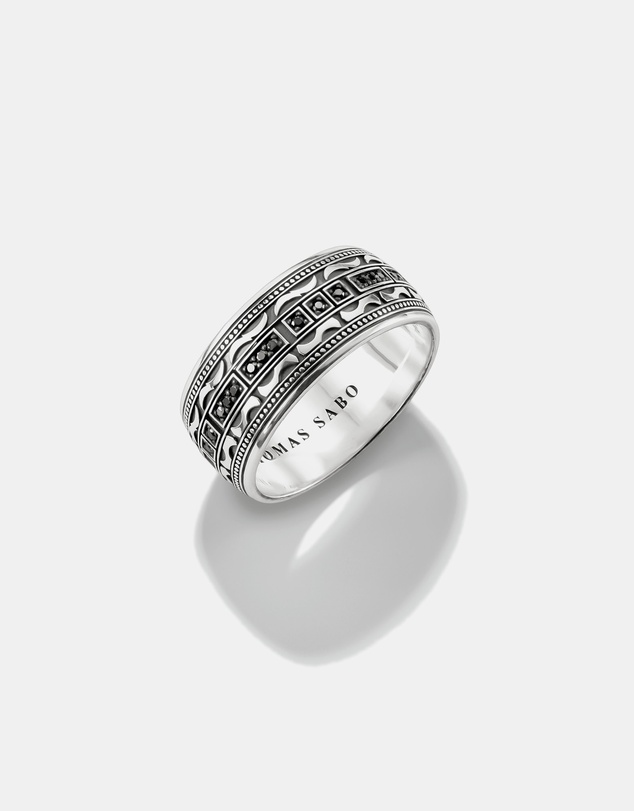 THOMAS SABO - THOMAS SABO Wide Band Ring with Zirconia