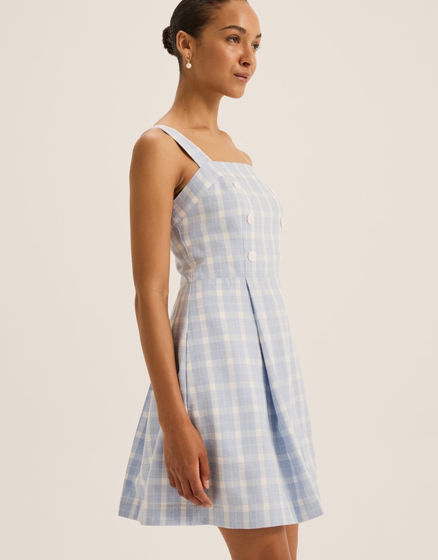 Review - Grace Check Mini Sun Dress