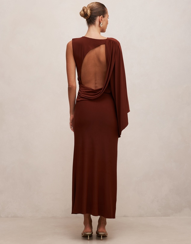 Forever New - Fleur Cape Shoulder Maxi Dress