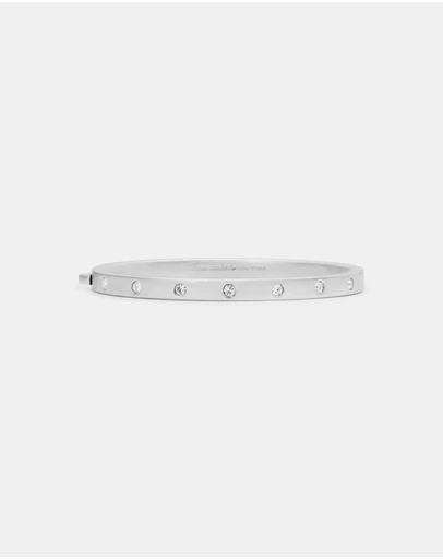 Kate Spade - Metal Stone Hinged Bangle