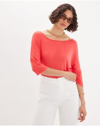 Amelius - Ottavia Three Quarter Batwing Tee