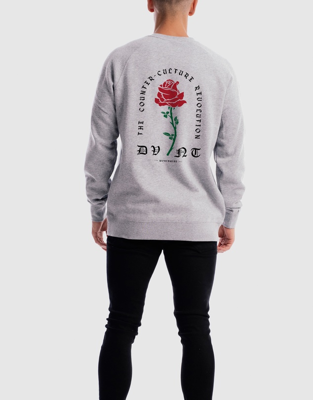 DVNT - Barbed Rose Crewneck