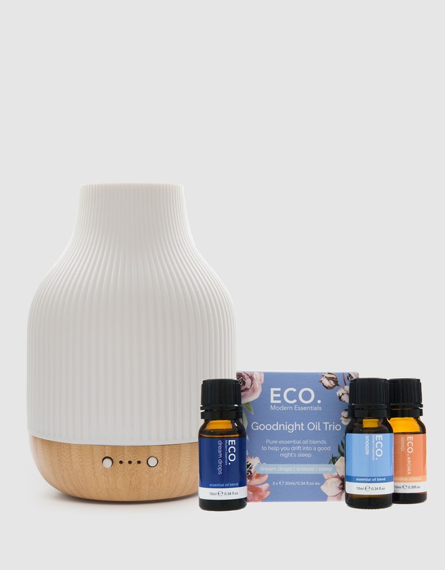 ECO. Modern Essentials - ECO. Coastal Diffuser & Goodnight Oil Trio Collection