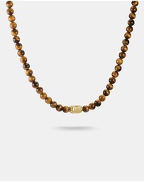 THOMAS SABO - THOMAS SABO Necklace with Tiger's Eye Beads