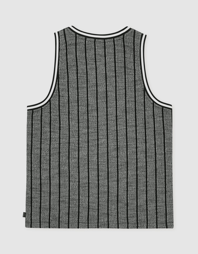 Les Deux - Pinstriped Jacquard Tank Top