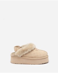 Ozwear Connection Uggs - Ugg Coquette Matelassé Logo Platform Slipper (Detachable Feature)