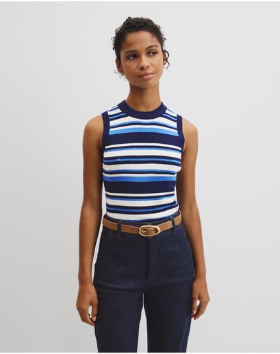 Navy Stripe