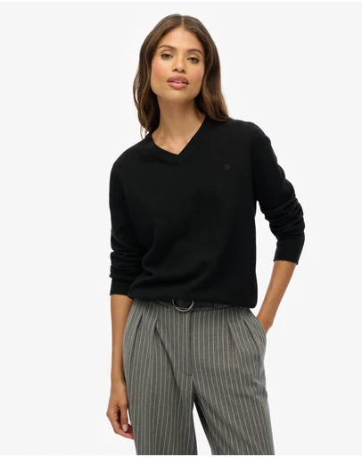 Superdry - Classic V Neck Slim Fit Jumper