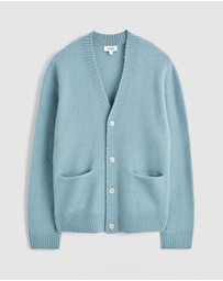 COS - Brushed-Wool V-Neck Cardigan