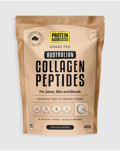 Protein Supplies Australia - Unflavoured Pure Australian Collagen Peptides - 450g