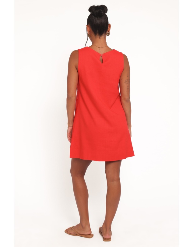 Petal & Pup - Zoe Mini Dress - Red