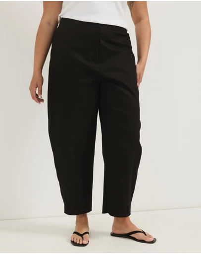 Atmos&Here Curvy - Elena Barrel Leg Pants