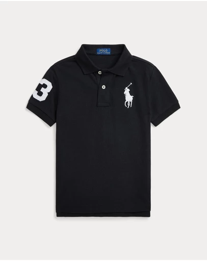 Polo Ralph Lauren - Big Pony Cotton Mesh Polo Shirt - Babies-Kids