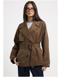 Alice In The Eve - Tessa Cinched Trench Coat