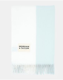 Morgan & Taylor - August Throw Blanket in Blue
