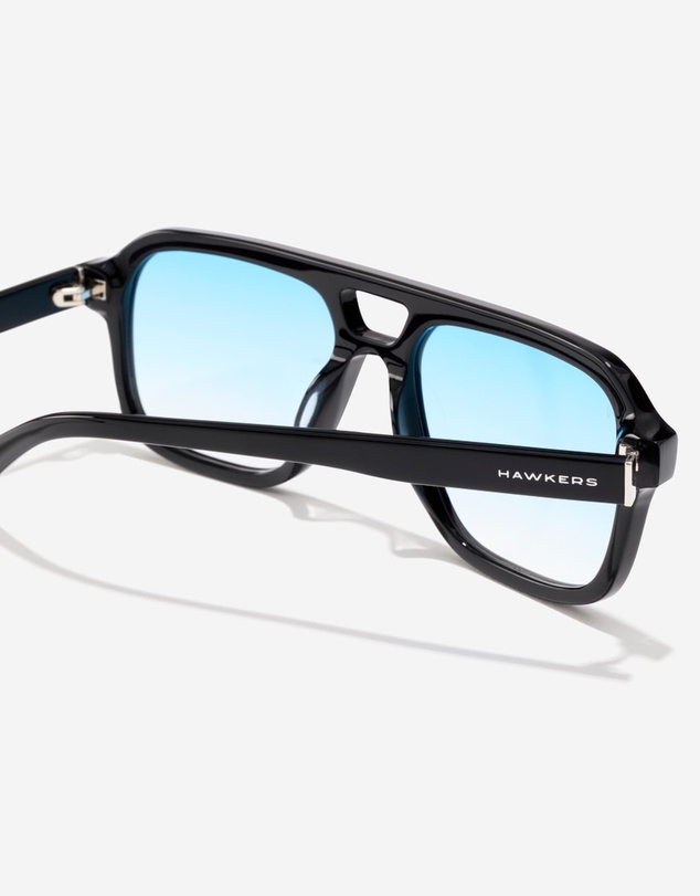 Hawkers Co - HAWKERS - CROUPIER Black Bluet Aviator Sunglasses for Men and Women UV400