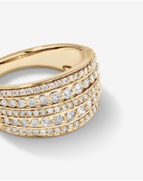 Michael Hill - 0.70 Carat TW Infinite Diamonds Ring in 10kt Yellow Gold