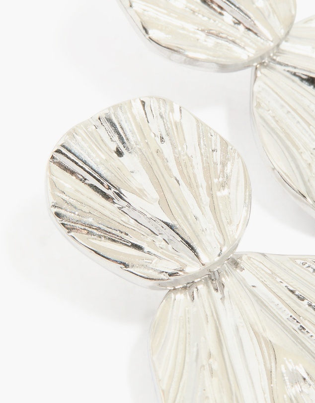 Lovisa - Waterproof Stainless Steel Double Textured Drop Earrings