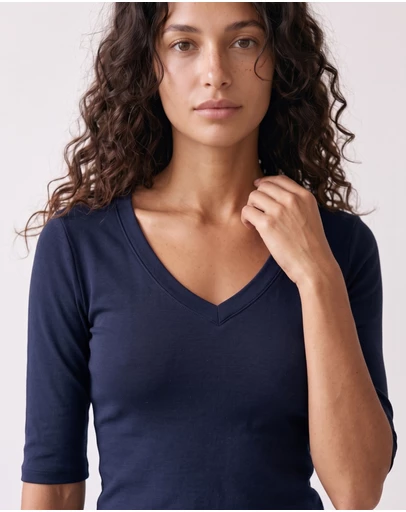 Style Addict - Tess Top - Navy