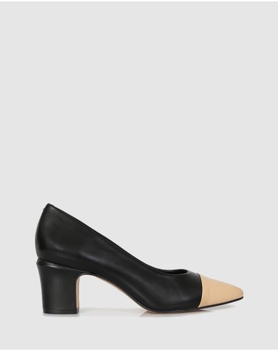 Crema (toe)/black(upper)