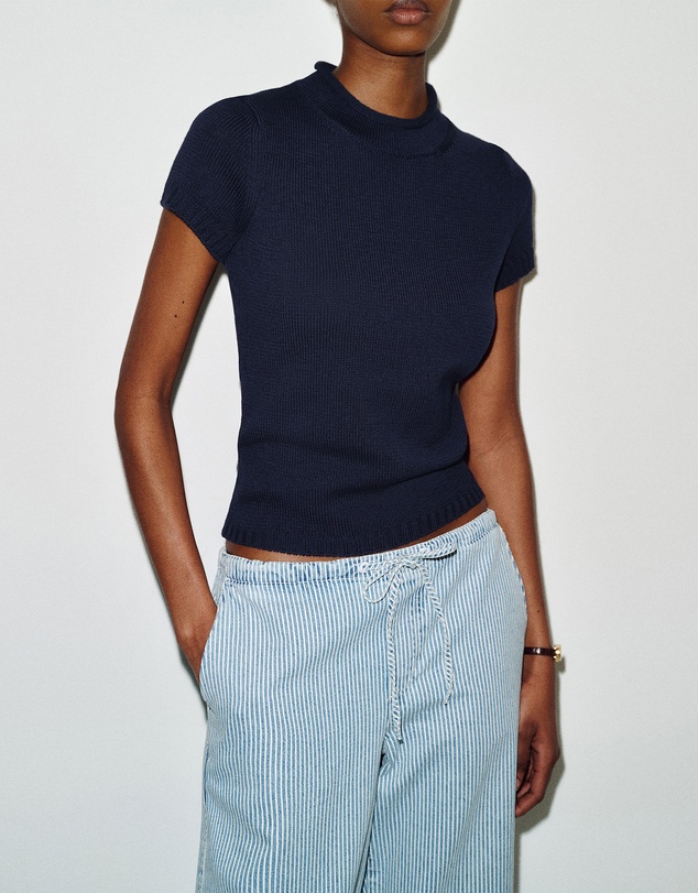 Reformation - Solene Cotton Sweater Tee