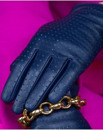 DENTS - Perforated Leather Gloves