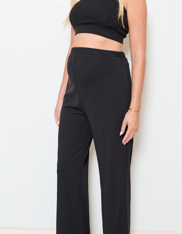 Soon Maternity - Pull-On Wide Leg Pants