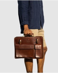 Republic of Florence - Munich Brown Briefcase
