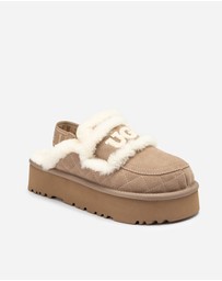 Ozwear Connection Uggs - Ugg Violet Matelassé Shearling Platform Slipper (Detachable Feature)