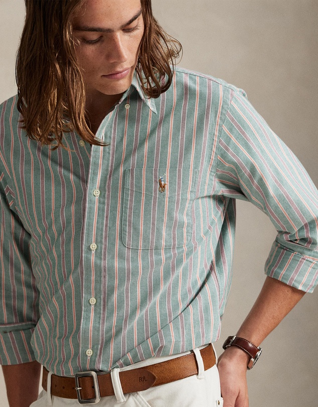 Polo Ralph Lauren - ICONIC EXCLUSIVE - Custom Fit Striped Oxford Shirt