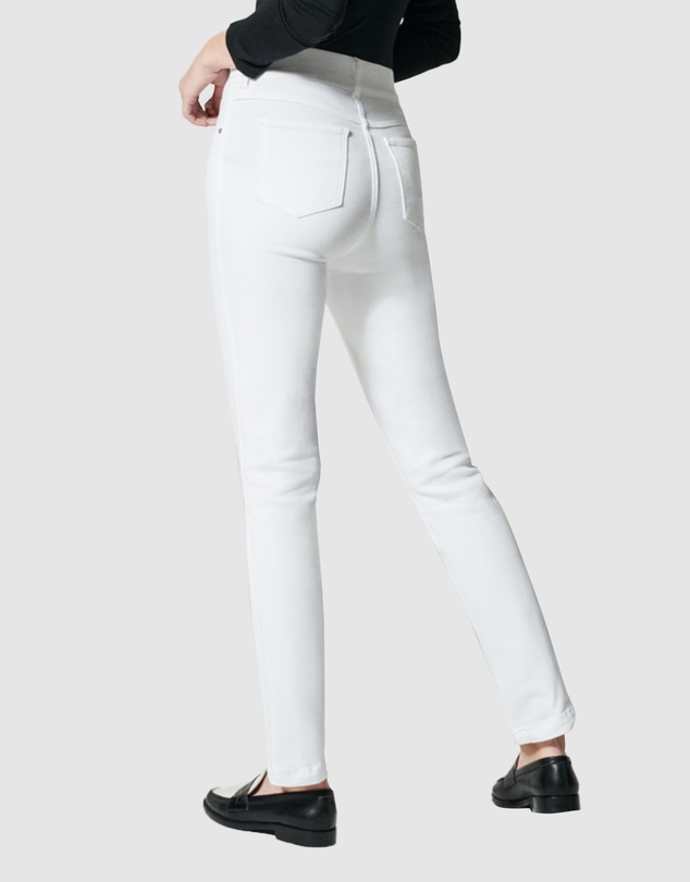 Spanx - Ankle Straight Leg Jeans - White