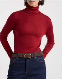 David Lawrence - Kumru Leather Suede Belt