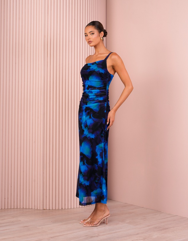 Azzurielle - Hailie One Shoulder Maxi Dress