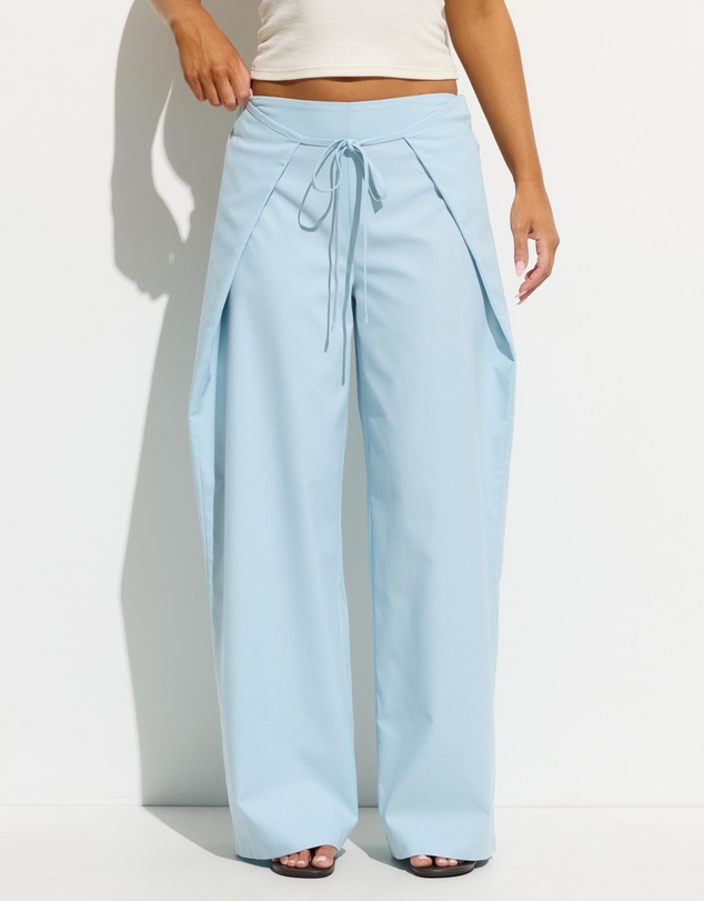 Dazie - Toni Relaxed Linen Blend Barrel Leg Pants