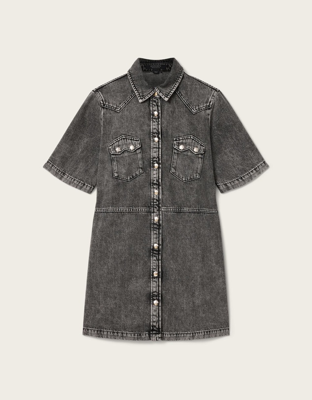 AllSaints - Rock Denim Dress