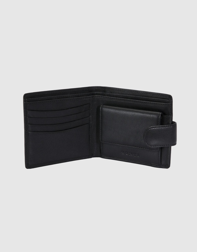 DENTS - Nappa Leather Billfold Coin Wallet with RFID Protection