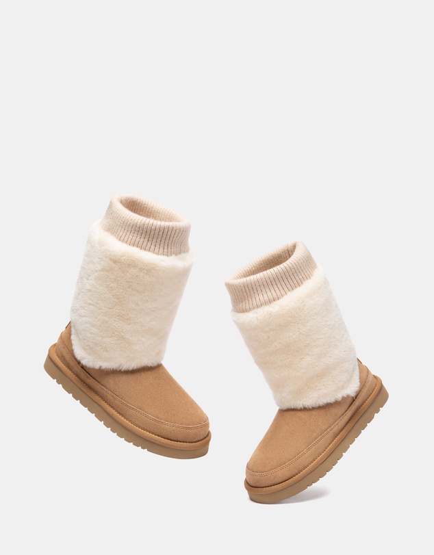 EVERAU - Australian Shepherd Ugg Short Millen Double Faced Sheepskin Upper UGG Boots