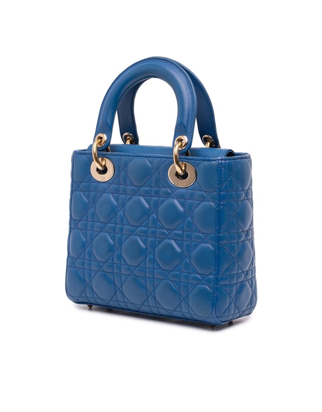 Pre-Loved by Azura Reborn - Pre-Loved Small Lambskin Cannage MyABCDior Lady Dior