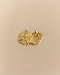 Trenery - Maelis Stud Earrings in Soft Gold