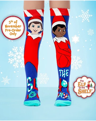 MADMIA - ELF ON THE SHELF SLEIGH SOCKS